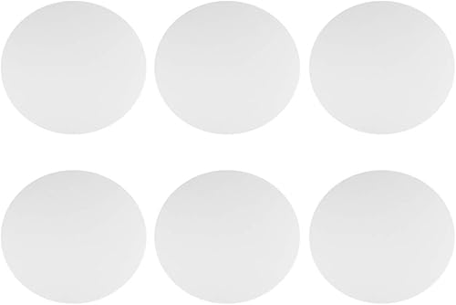 HEALLILY 6pcs pintura redonda lienzo panel lienzo pintura tableros 9.8 in