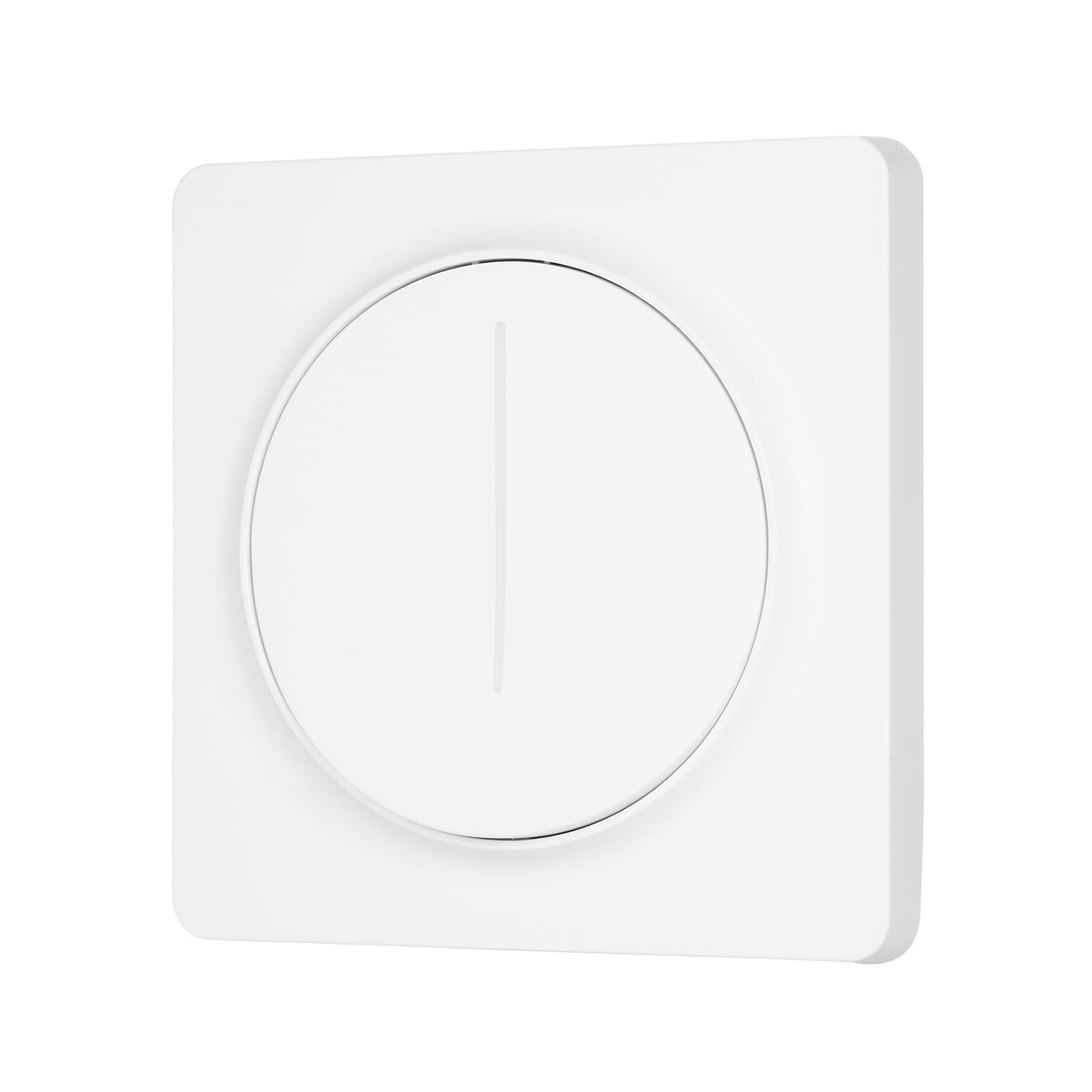 Karlak Interruptor de atenuación inteligente, interruptor de luz Zigbee inteligente compatible con Alexa Home con control remoto, requiere cable neutro de un solo polo Tuya, estándar europeo,