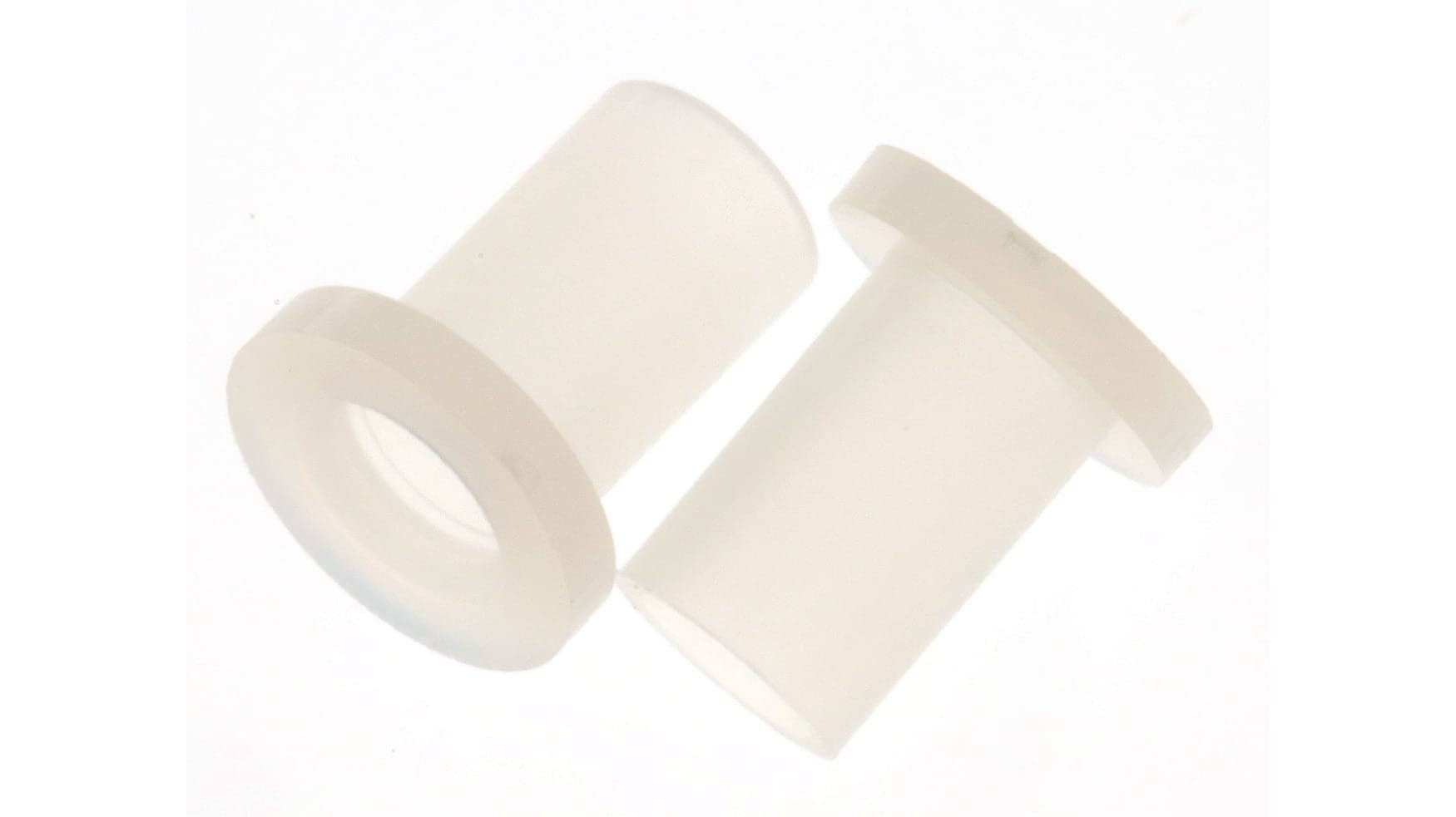RS PRO Isolierbuchsen, Ø M3, Innen Ø 3.1mm x 4mm, L. 6mm, D. 6.2mm, Nylon, Packung a 50 Stück