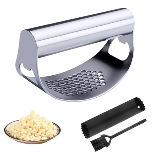 Stainless Steel Garlic Press Rocke