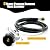 Omnarevo 3 Feet Universal Propane Regulator and Hose - Low Pressure, QCC1 Compatible, Ideal for Most LP Gas Grills, Heaters, and Fire Pit Tables - 3/8" Female Flare Nut