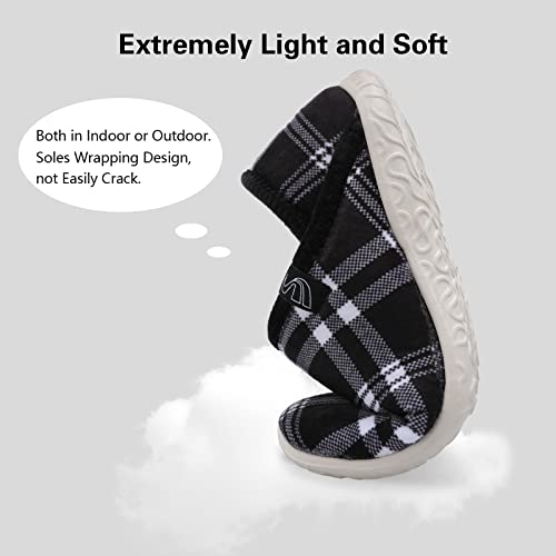 Image of Spesoul Fuzzy House Slippers for Women Men Indoor Closed Back Lightweight Cozy Faux Furry Lining Barefoot House Shoes Slipper Socks for Bedroom Home Office Yoga Outdoor Walking Shoes