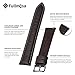 Fullmosa 22mm Leather Watch Bands Compatible with Samsung Galaxy Watch 46mm,Galaxy Watch 3 45mm,Gear S3 Frontier/Classic,Huawei Watch GT,Garmin Vivoactive 4/Forerunner 945,Dark Brown