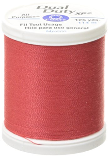 Hilo de poliéster Coats Corrente 125 yardas rojo brillante miniatura 1