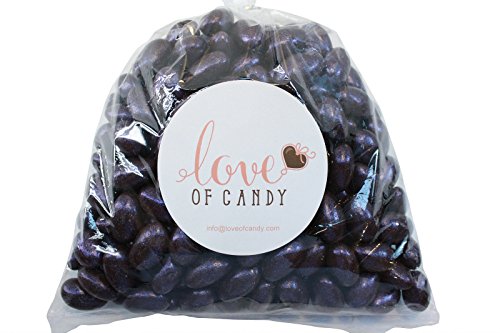 Love of Candy Bulk Candy - Jewel Purple Chocolate Almonds - 6lb Bag