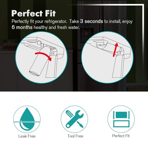 Image of ICEPURE PLUS ADQ747935 NSF /ANSI 53 Certified Replacement for LG LT1000P MDJ64844601, Kenmore Elite 9980, LT1000PC ADQ74793501 LT1000 RWF4700A RWF4700AB Refrigerator Water and LT120F Air Filter, 1Combo