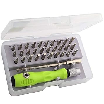 LABART 32 in 1 Mini Screwdriver Bits Set with Magnetic Flexible Extension Rod