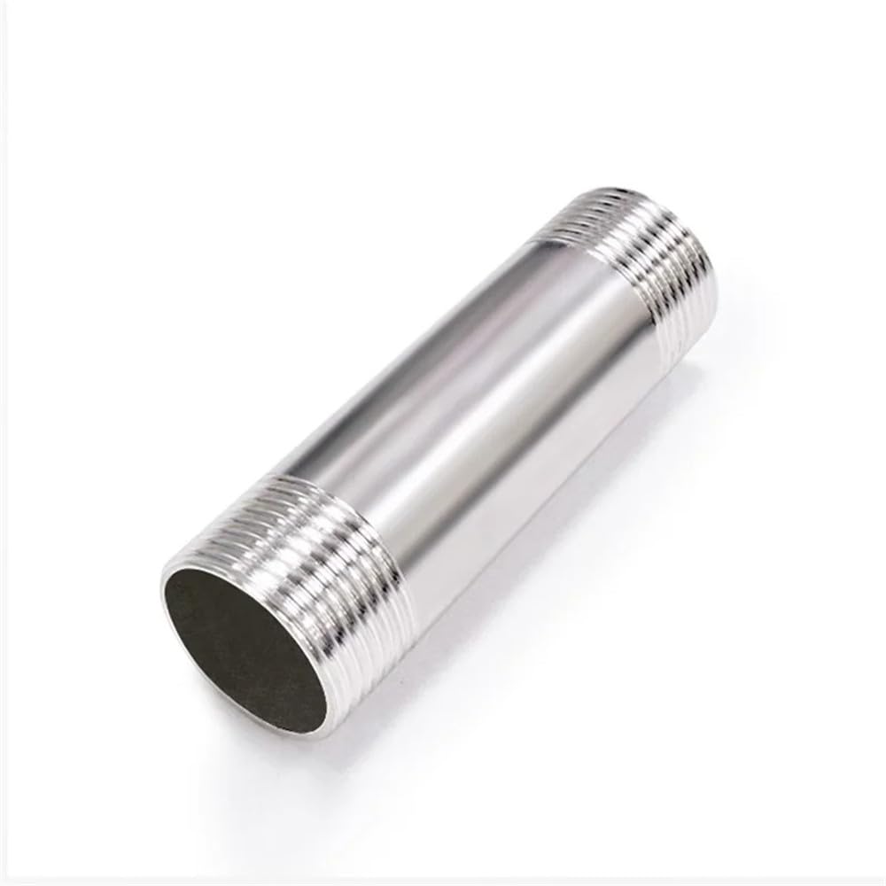 1/4" 3/8" 1/2" 3/4" 1" NPT Filettatura Maschio Nipplo Lungo Raccordo Tubo Acciaio Inox 304 Adattatore Connettore,Filettatura Maschio,Lunghezza,NPT1I2,L 200mm