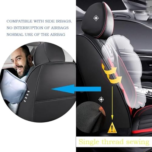 Fundas de asientos para Toyota Corolla 2009-2026 con bolsillos de almacenaje 6
