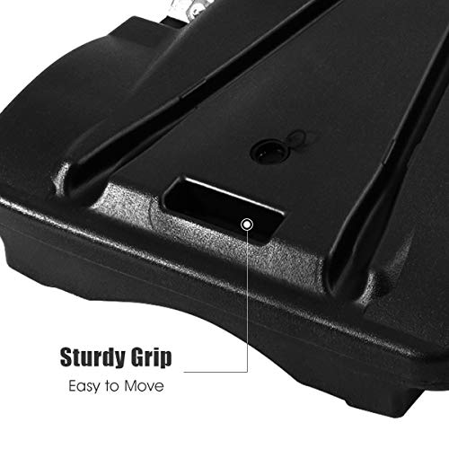 Giantex Portable Basketball Hoop With Wheels, 5.8-7 Ft Adjustable 28 Inch Backboard Basketball Goal, Height Adjustable Youth Junior Kids Basketball Hoop For Outdoor Indoor Driveway Garage #TOP7