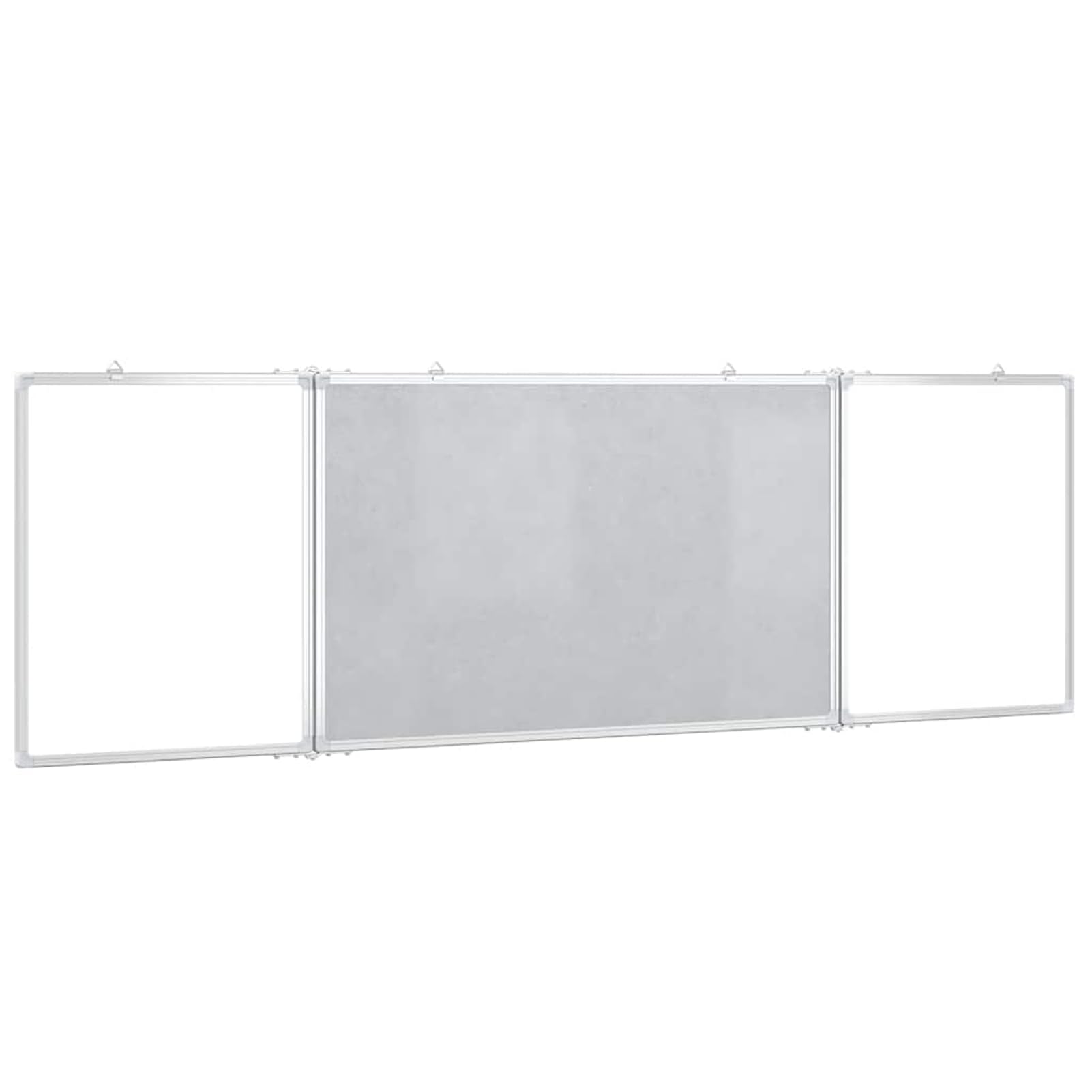 Anself Klappbare Magnetische Weißwandtafel, 160x60cm, 3 Paneele, Faltbare Whiteboard für Büro, Schule und Zuhause 4005368