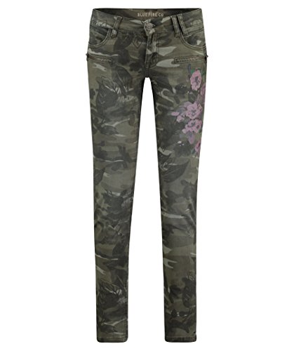 BlueFire - Jeans - Femme -  Vert - 30 cm