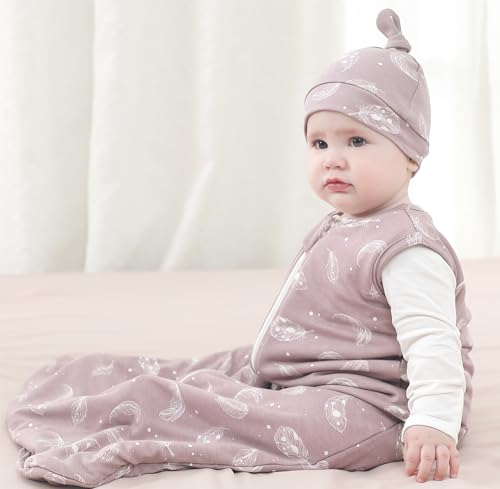 Image of Owlivia Rayon from Bamboo Baby Sleep Sack, Unisex Toddler Sleeping Bag, 1.0 TOG, Boy /Girl Wearable Blanket(3-24 Months)