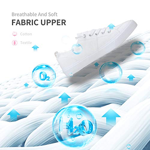 Women's Play Fashion Sneaker White Color Washed And Leopard Canvas Slip On Shoes（White Us08） #TOP3