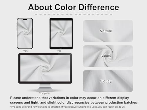 Image of Vision Home White Pinch Pleated Full Blackout Curtains 60 inch Wide Thermal Insulated Window Panels 102 inch for Bedroom Living Room Darkening Pinch Pleat Drapes with Hooks Back Tab 60 inch Wx102 Lx1