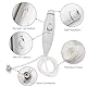 Ersatzschlauch und Griffteile, kompatibel mit Waterpik Water Flosser WP-100 WP-300 WP-660 WP-662 WP-670 WP-672 WP-900 Serie Munddusche kompatibel mit Waterpik Aquarius Water Flosser WP-663