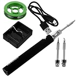 Mini fer à souder : conception ergonomique pour une utilisation confortable et facile, livré avec un étui de transport pratique pour un rangement et un transport faciles, outil de soudage.