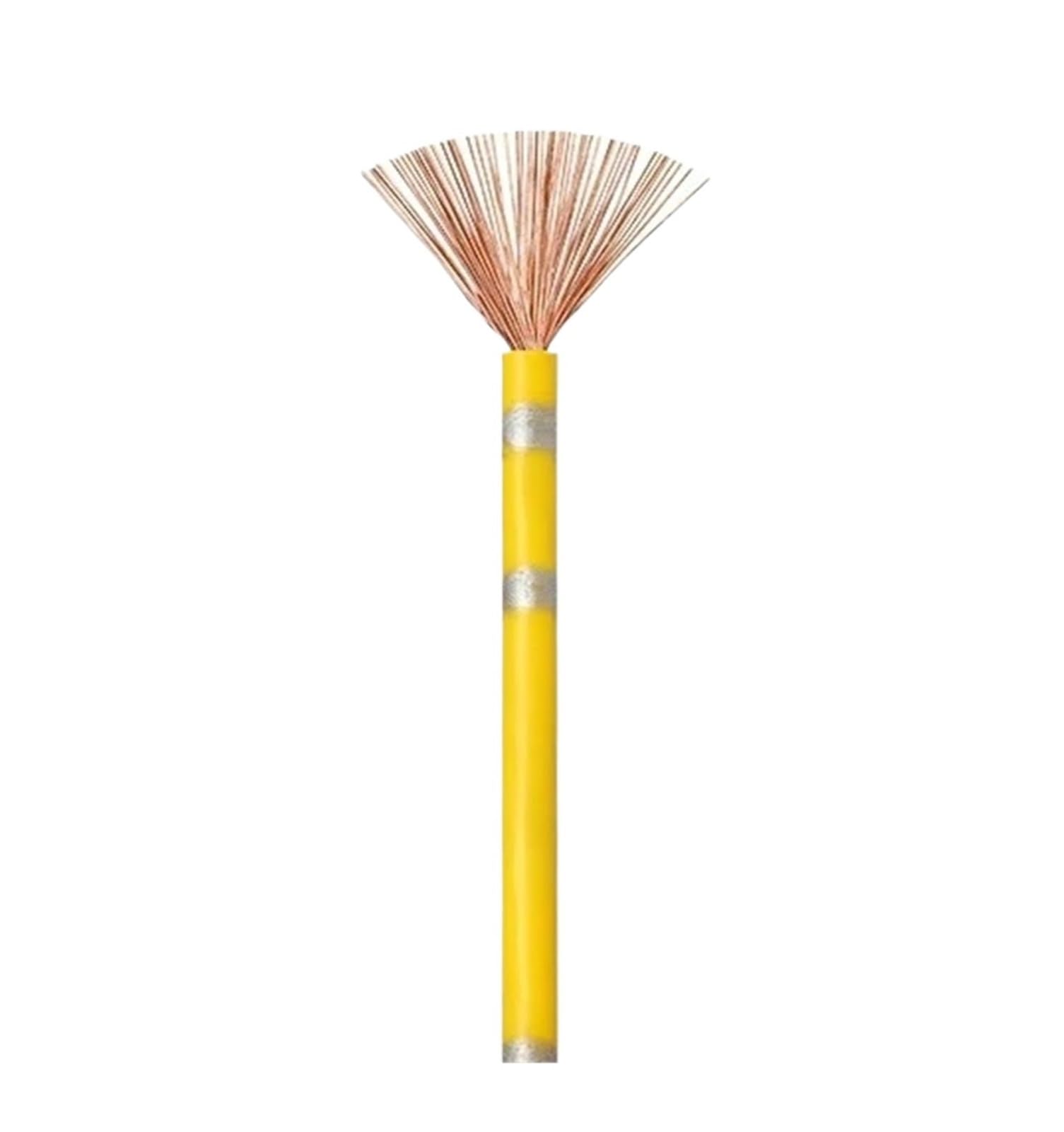 5/10/30m AVSS Wire Kable Samochodowe AWG 15 14 Izolacja PVC Czysta Miedź Głośnik Audio Samochodowa Linia Elektroniczna(Yellow,10m 15AWG)