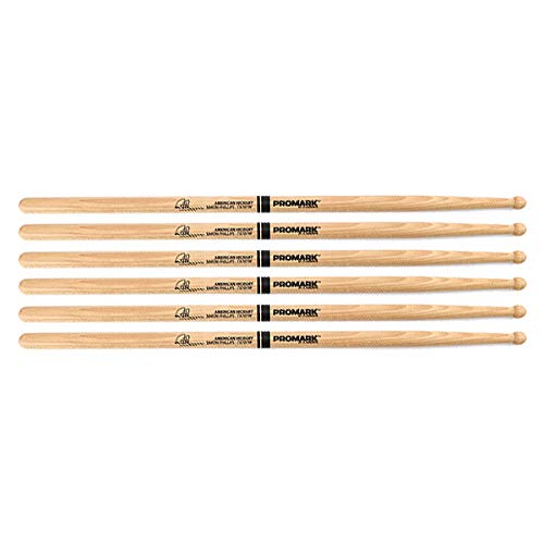 3 PACK Promark TX707W American Hickory Simon Phillips Autograph Series Wood Tip TX707W-3