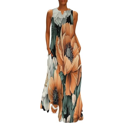 Robe d'été décontractée à col en V pour sublimer votre silhouette