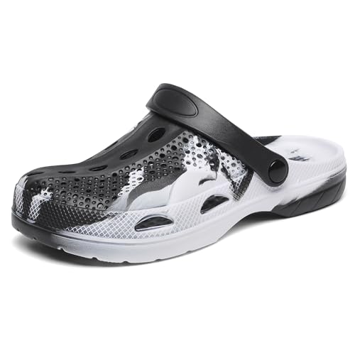 Image of SOSOWHLTE Men's Women's Arch Support Clogs,Unisex Garden Shoes Comfortable Slip-on Outdoor Sandals Slippers for Beach Casual