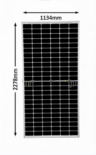 Image of ReNew 620 Watt Ntype TOP-CON Dual Glass Bifacial Solar Panel