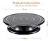 Kootek 11 Inch Rotate Turntable Sculpting Wheel Revolving Cake Turntable Black Painting Turn Table Lightweight Stand for Paint Spraying Spinner, Cake Decorating, Displaying Item