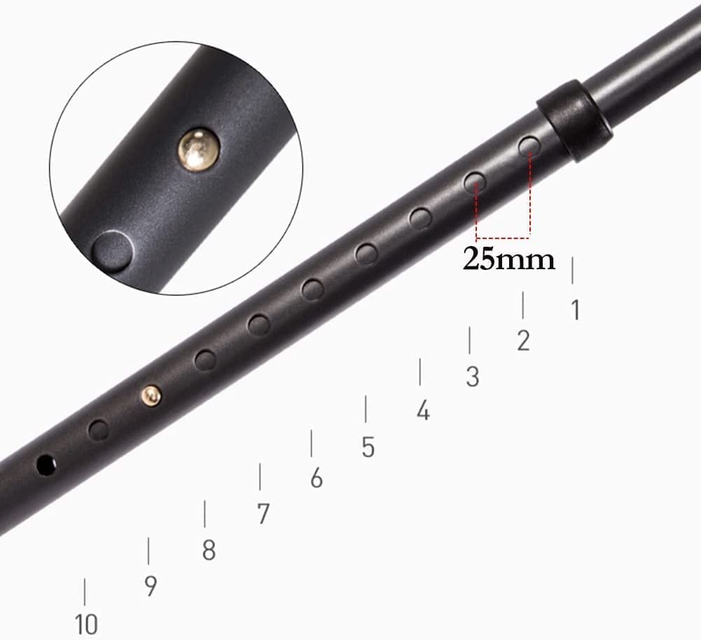 PAASHE Bastones para Caminar, Bastones para Adultos, bastón para Caminar de Altura Ajustable para Caminar, Bastones Plegables de Aluminio para Axilas