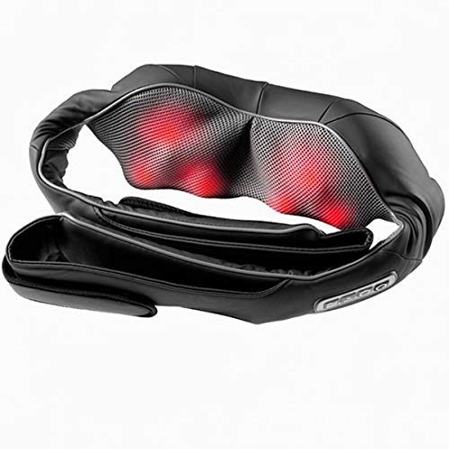 Eurowebb masajeador Shiatsu el Cuello, Le Dos, Les vértebra Lumbar piernas 24 W Negro Gris – Masaje eléctrico cojín Mal de Dos