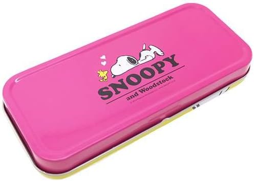 Amazon スヌーピー 缶ペンケース フラットカンペン ピーナッツ 文房具 オフィス用品 文房具 オフィス用品