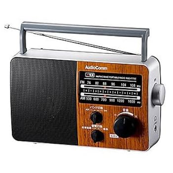 ラジオ・コンポ Radio Amazon.co.jp: オーム電機 ポータブルラジオ 木目 07-7776