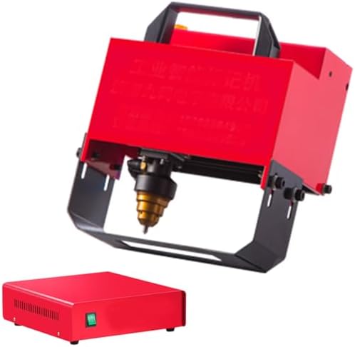 Pneumatic Dot Peen Marking Machine - Heavy-Duty Engraver for VIN Codes & Numbers on Large Metal Parts Like Car Chassis - Durable, Precision Tool for Industrial Use