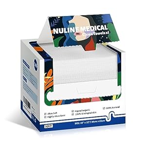 Ultra-Soft Disposable Face Towel – 50 Count/Box, 10″ x 12″, Biodegradable Face Towel, Superior for Face Towelette, Personal Hygiene (50 Count (1 Box))