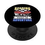 Photo Gallery reading is ticket to adventure | libri letteratura | bookworm popsockets popgrip intercambiabile Photo Gallery reading is ticket to adventure | libri letteratura | bookworm popsockets popgrip intercambiabile