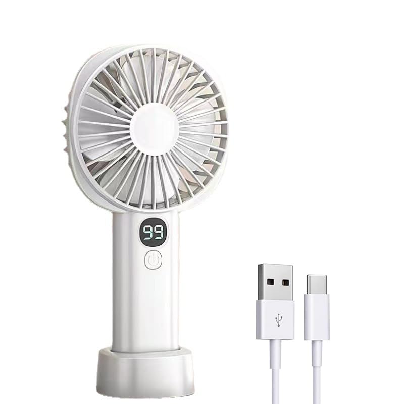 HASTHIP® Mini Portable Fan, 5 Speed Personal Small Fan for Desk Fan with Base, Handheld Fan Pocket Fan Mini Fan Desktop Fan Cool Wind 3000mAh USB Rechargeable Hand Fan for Makeup Indoor Outdoor (B0C85DXT4P) Amazon Price History, Amazon Price Tracker