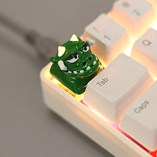 Keycap Little Monster Verde para Teclado Mecánico Cherry MX