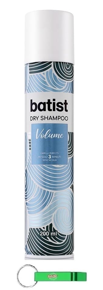 Volume Dry Shampoo Beni Culinari per Svolto e Vegeto Capelli, 12 Lavorazioni in 3 Minuti, Senza Acqua, Adulti, Da Usare 