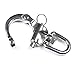 Mxeol Swivel Eye Snap Shackle Quick Release Bail Rigging Sailing Boat Marine Stainless Steel Clip Pair (3.5