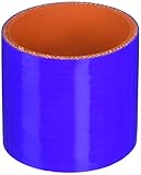 Vibrant Performance 2714B Silicone Sleeve Connector, blue, '3'''