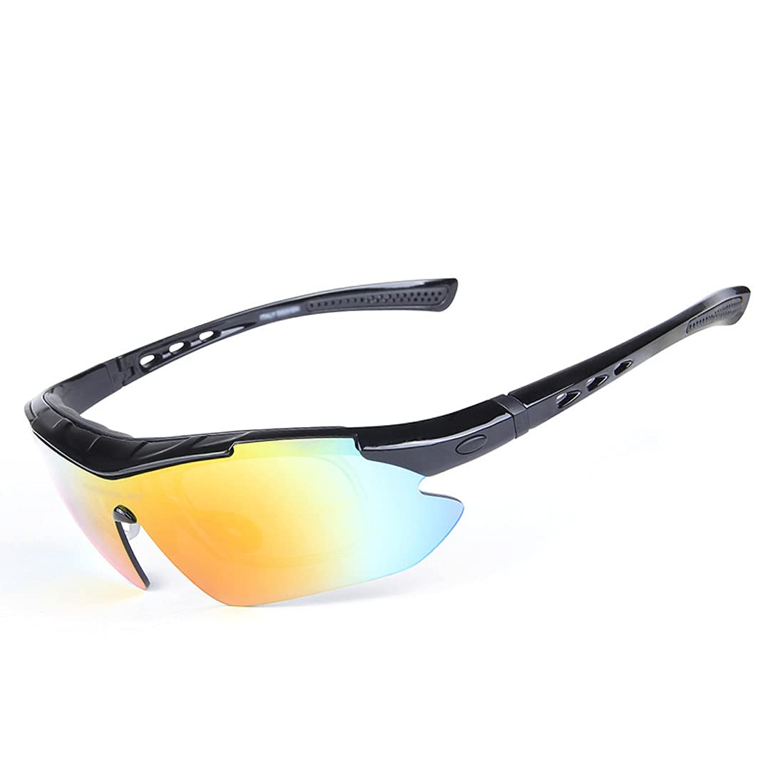 Lunettes de sport UV400 avec 5 écrans interchangeables TR90