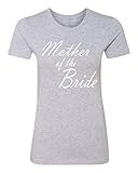 P&B Mother Of the Bride Women's T-shirt, L, H. Grey