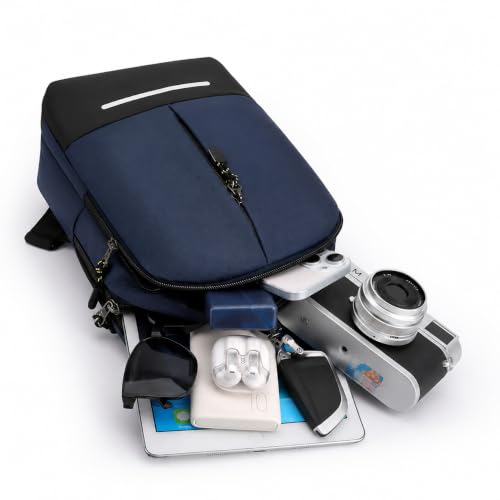 Image of Sling Bag for Men & Women- Crossbody Sling Bag for Travel, Cycling & Hiking | Waterproof Shoulder Bag with Compartment and Zipper Pockets