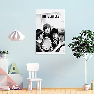Poster The Beatles 1966 – Peinture décorative sur toile – Affiches murales et d’art – Impression moderne pour chambre à… - Les Beatles, Paul McCartney, John Lennon, RIngo Starr, George Harrison Poster The Beatles 1966 - Peinture décorative sur toile - Affiches murales et d'art - Impression moderne pour chambre à… – Image 4