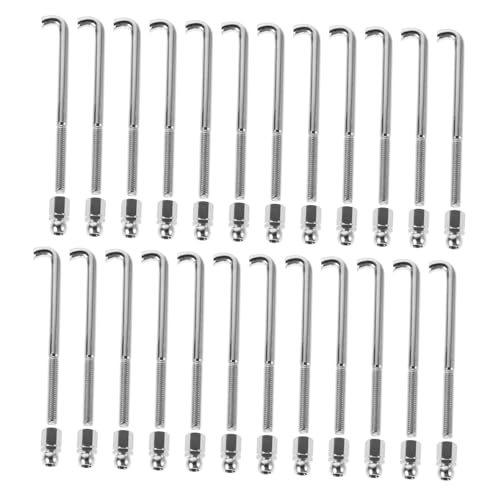 Yardwe 48PCS Banjo Hooks Nuts Durable Musical Instrument Accessories for Easy Repairs Precision Design for Banjos Western Instruments Ergonomic Tool Kit for Enthusiasts Professionals