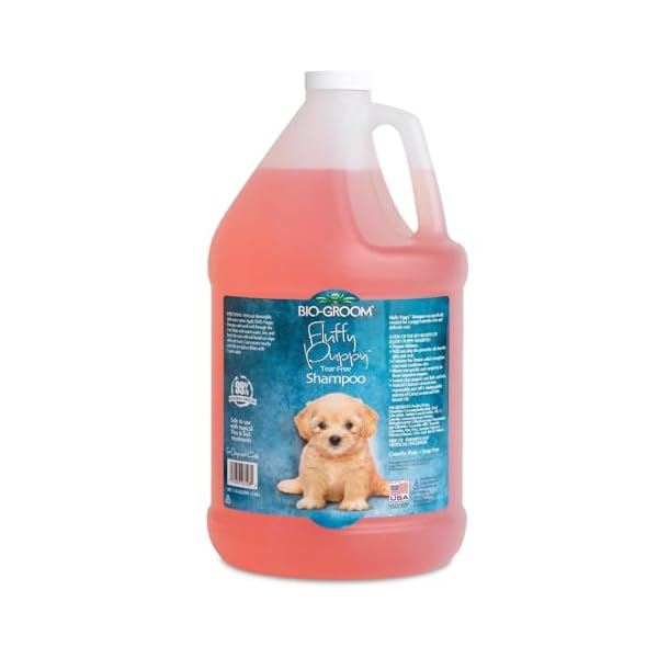 Bio-groom - Fluffy Puppy Hundeshampoo - Welpensicheres Shampoo - Speziell für empfindliche Haut und zartes Fell von Welpen - Mildes, rückstandsfreies, tränenfreies Welpenshampoo