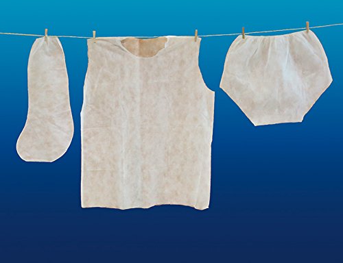 DUTSCHER 475123 Kit de sous-vêtements : 1 T-shirt, 1 caleçon et paire de chaussettes (Pack de 100) Cover