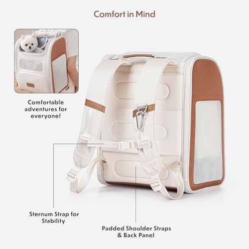 Traveler's Choice Argo Tails of The Trail Pet Backpack Carrier, Tan by Traveler's Choice - Image 6