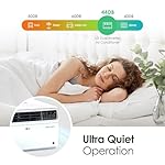 LG 14,000 BTU DUAL Inverter Smart Window Air Conditioner, 115V, Cools 700 Sq. Ft. for Bedroom, Living Room, Apartment, Quiet Operation, ENERGY STAR, works with LG ThinQ, Amazon Alexa and Hey Google - Image 4