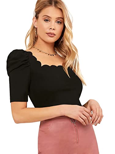 Image of Shasmi Women's Polyester Solid Slim Fit T-Shirt