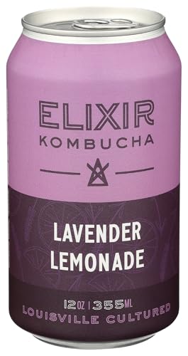 ELIXIR KOMBUCHA Lavender Lemonade Kombucha, 12 OZ